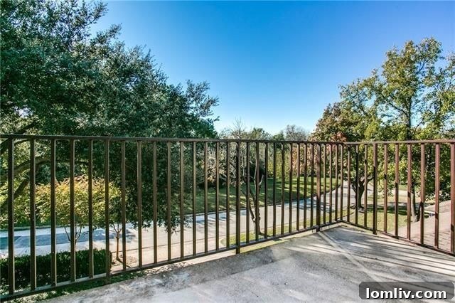 Dallas Open House Spotlight: A Masterpiece Craftsman in Junius Heights 22 Expansive outdoor living area with mature trees at 7741 Eagle Trl