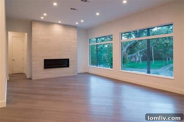 Dallas Open House Spotlight: A Masterpiece Craftsman in Junius Heights 9 Bright open concept living area with high ceilings at 1547 Eastus Dr