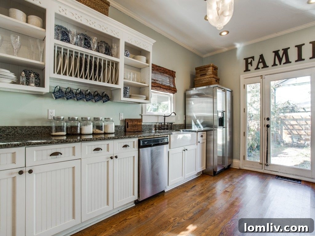 Bright and airy hallway on the upper floor, connecting bedrooms