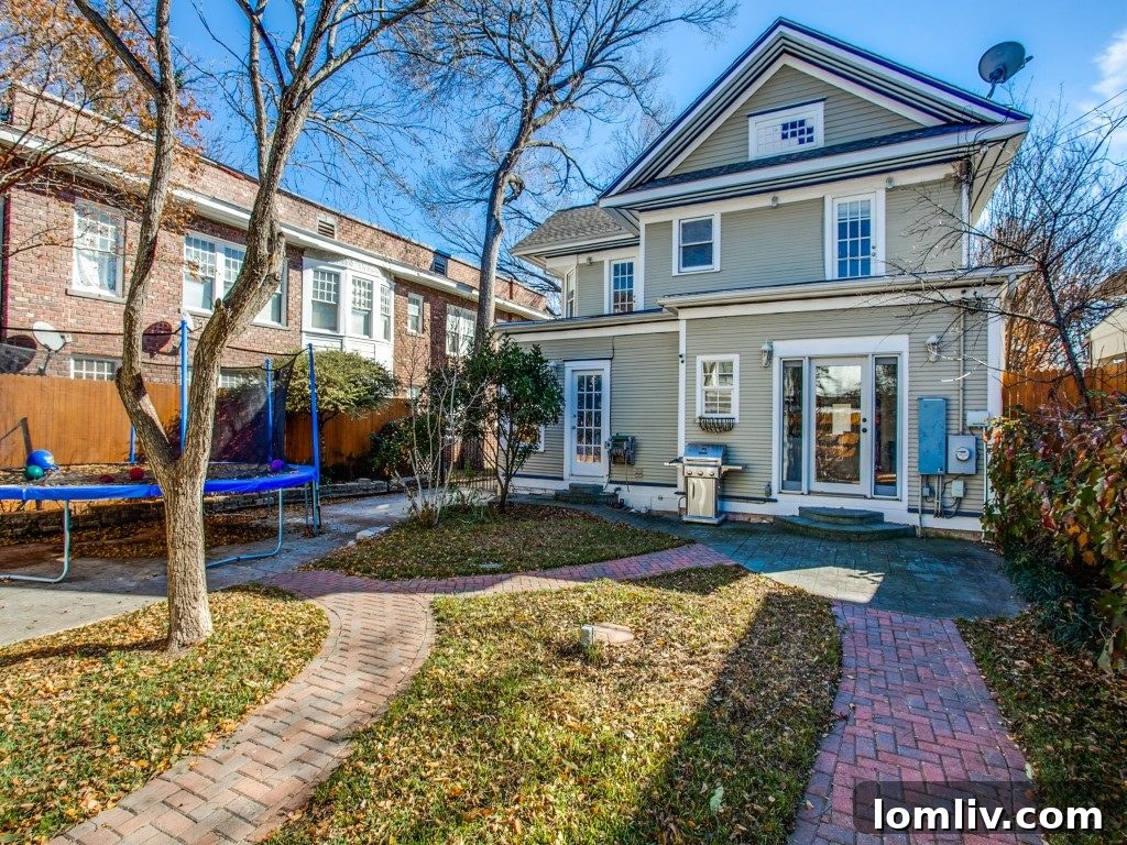 Expansive and well-maintained backyard, perfect for recreation and relaxation