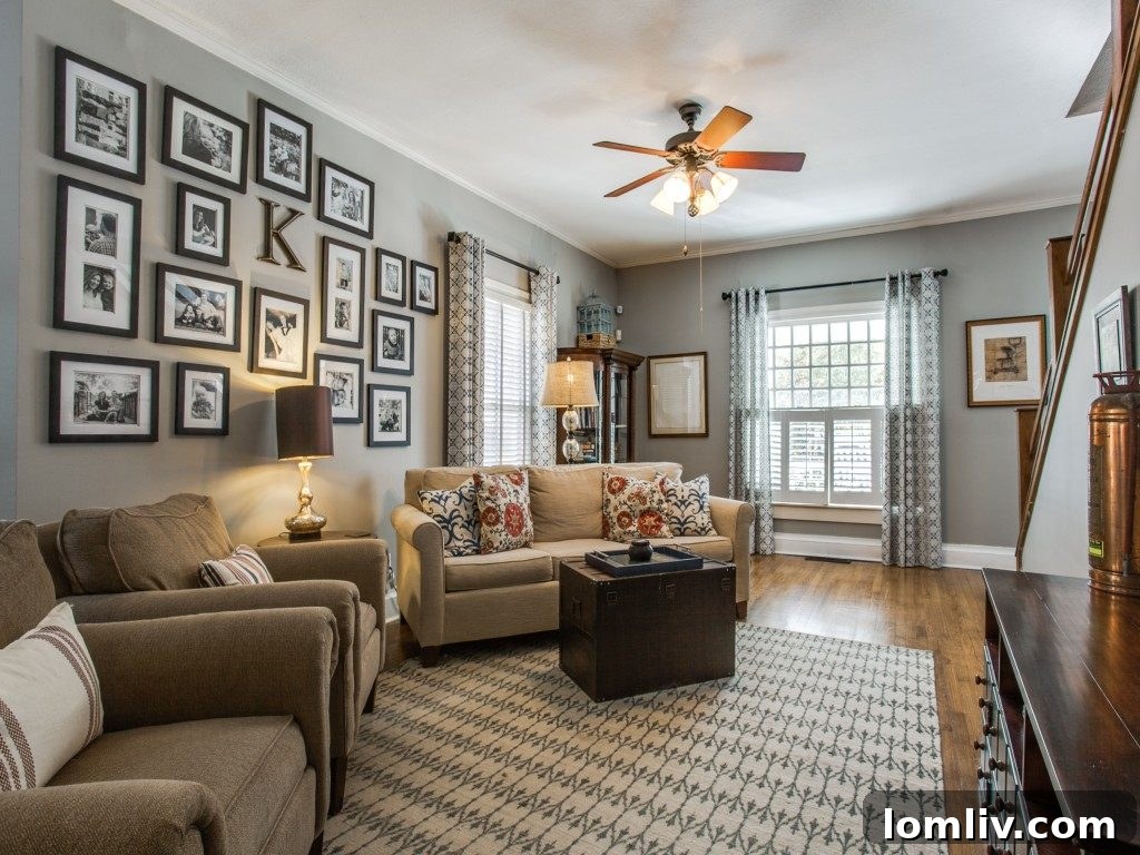 Cozy breakfast nook adjacent to the kitchen, bathed in natural light