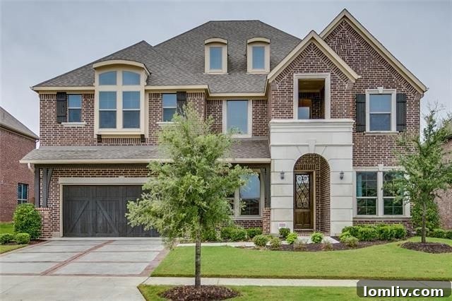 Modern suburban home in Frisco, Texas, reflecting the growth in new builds for relocating families