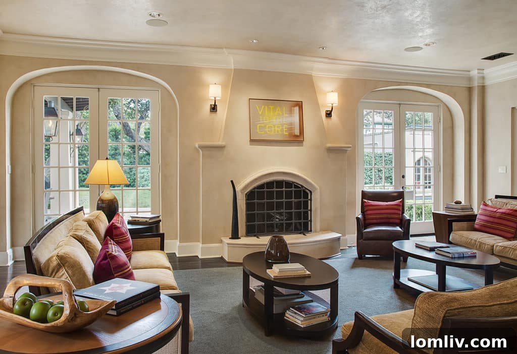 Inviting living area with abundant natural light