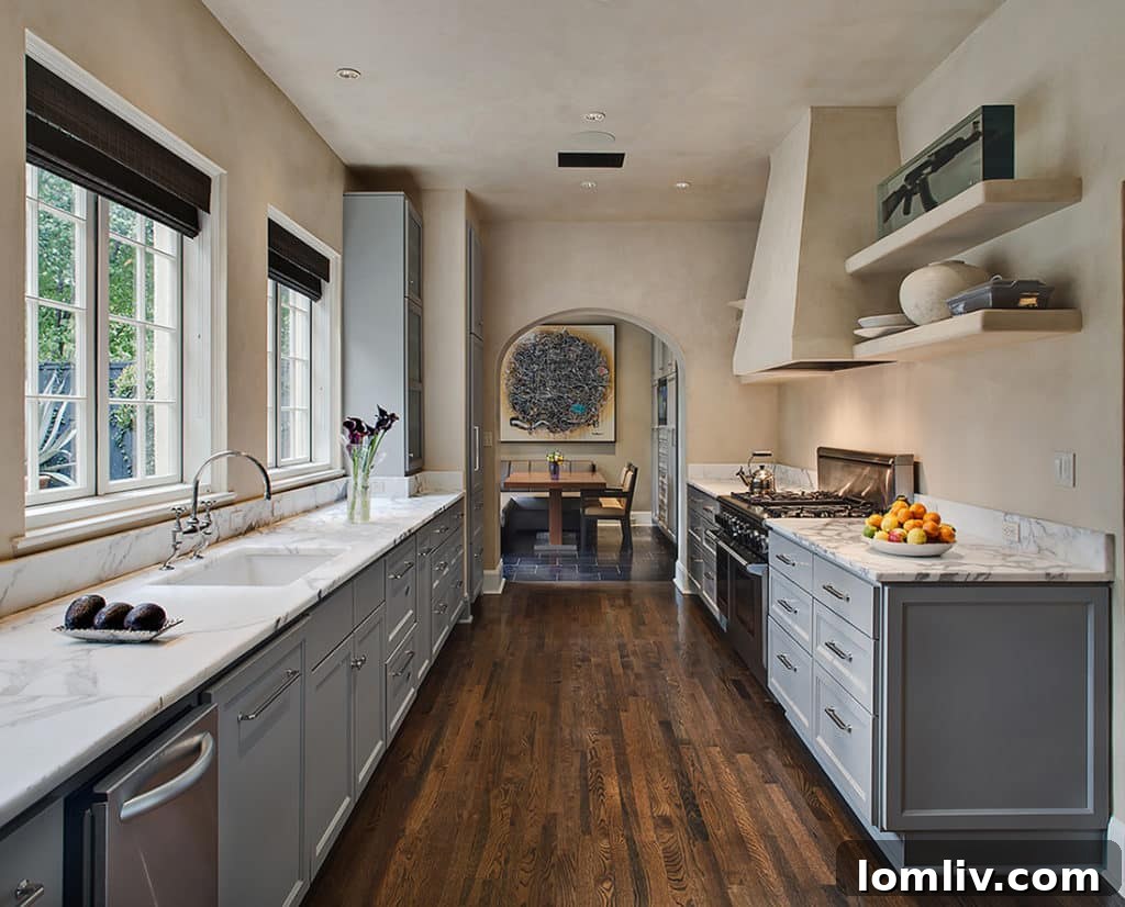 Gourmet kitchen with modern amenities