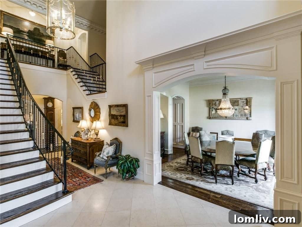 Grand Staircase in Luxury Home