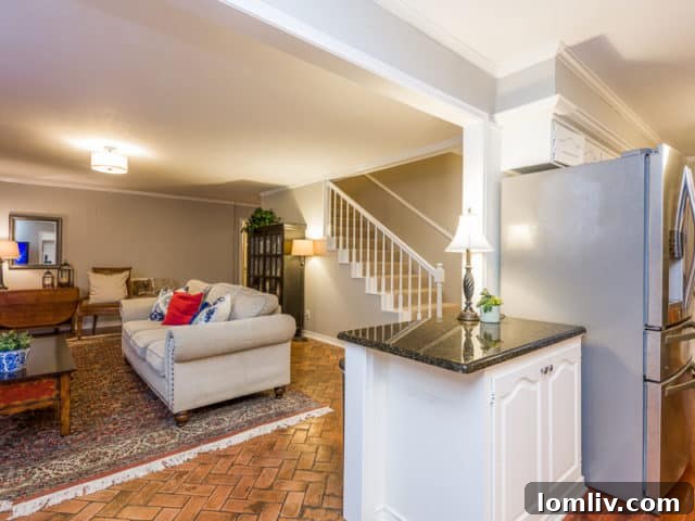 Spacious master bedroom with large window