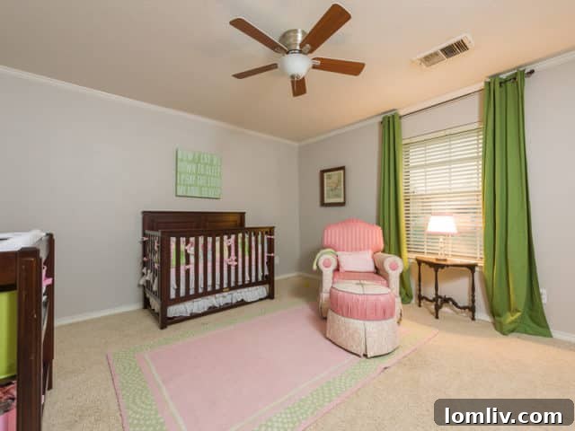 Functional and bright laundry area