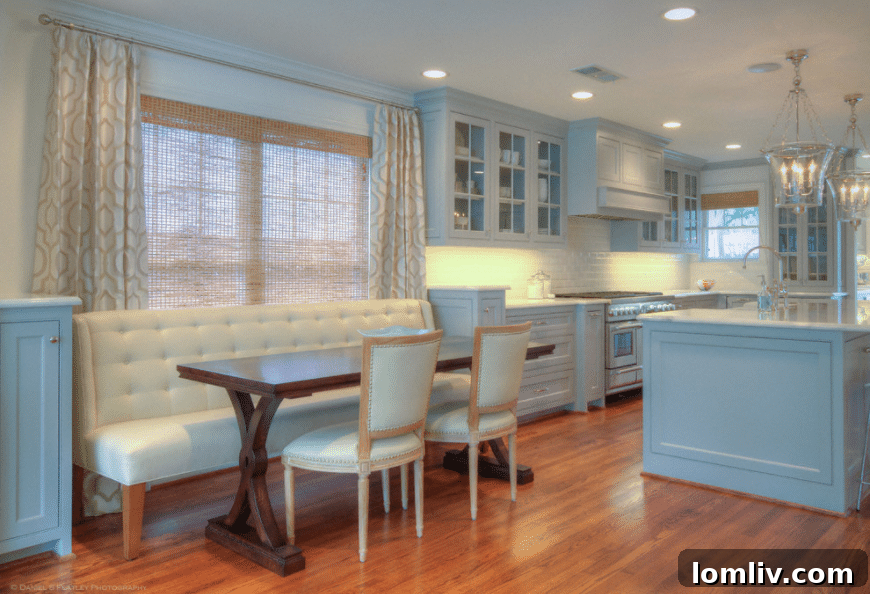 Sophisticated Bathroom with Dual Vanities and Large Mirror
