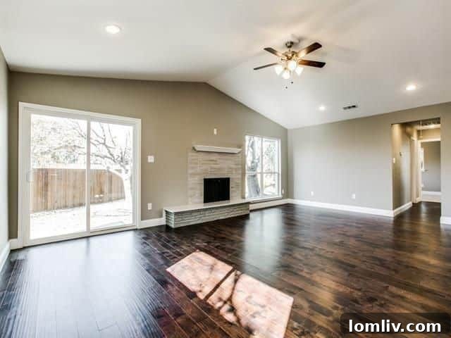 Remodeled Bathroom with Porcelain Tile and Designer Mirror