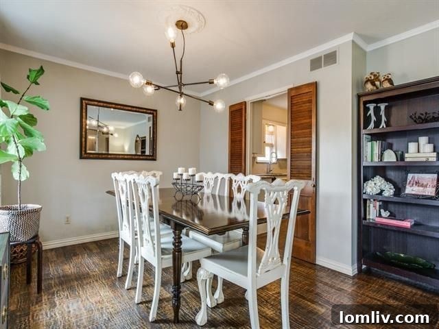 Elegant Dining Nook within Modern Kitchen Area
