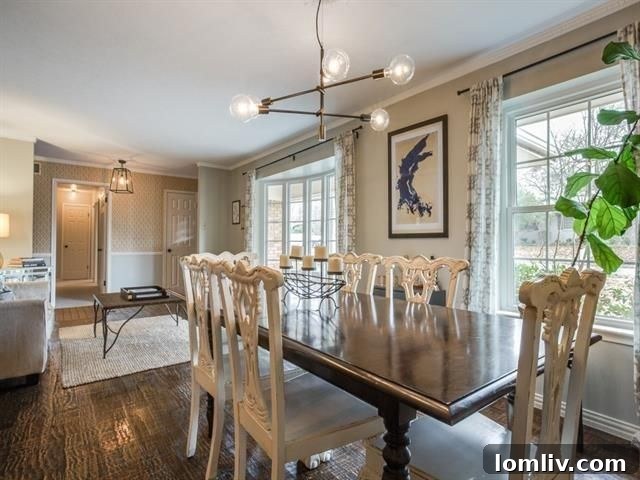 Master Bathroom with Double Floating Vanity and Contemporary Design