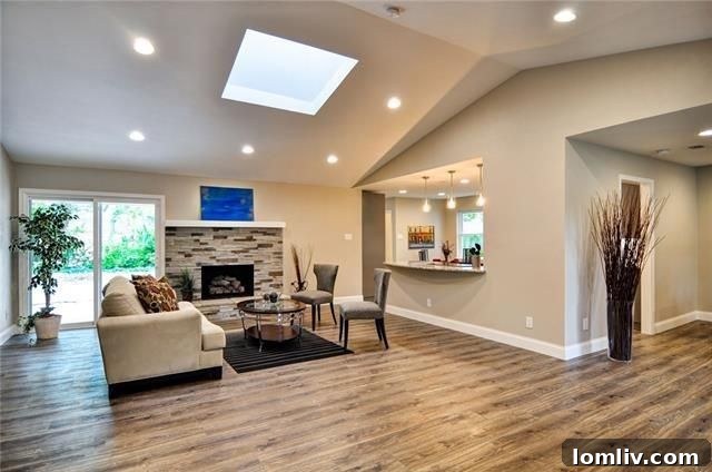 Modern Open Concept Living Area at 3112 Timberview Rd