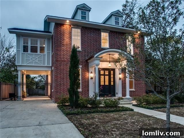 Elegant Exterior of 6350 Belmont Ave New Construction in Lakewood Heights
