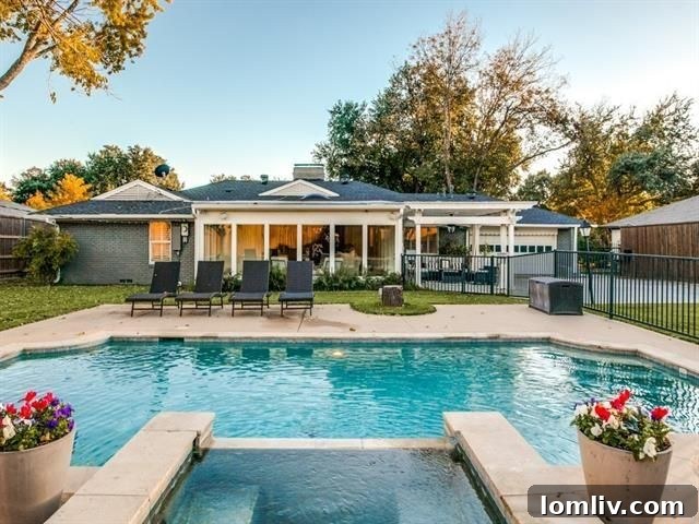 Stunning Backyard Oasis with Swimming Pool at 6915 Lavendale Ave