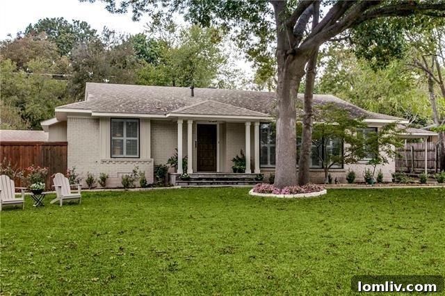 Charming Exterior of Renovated Home at 8515 San Leandro Dr in Forest Hills