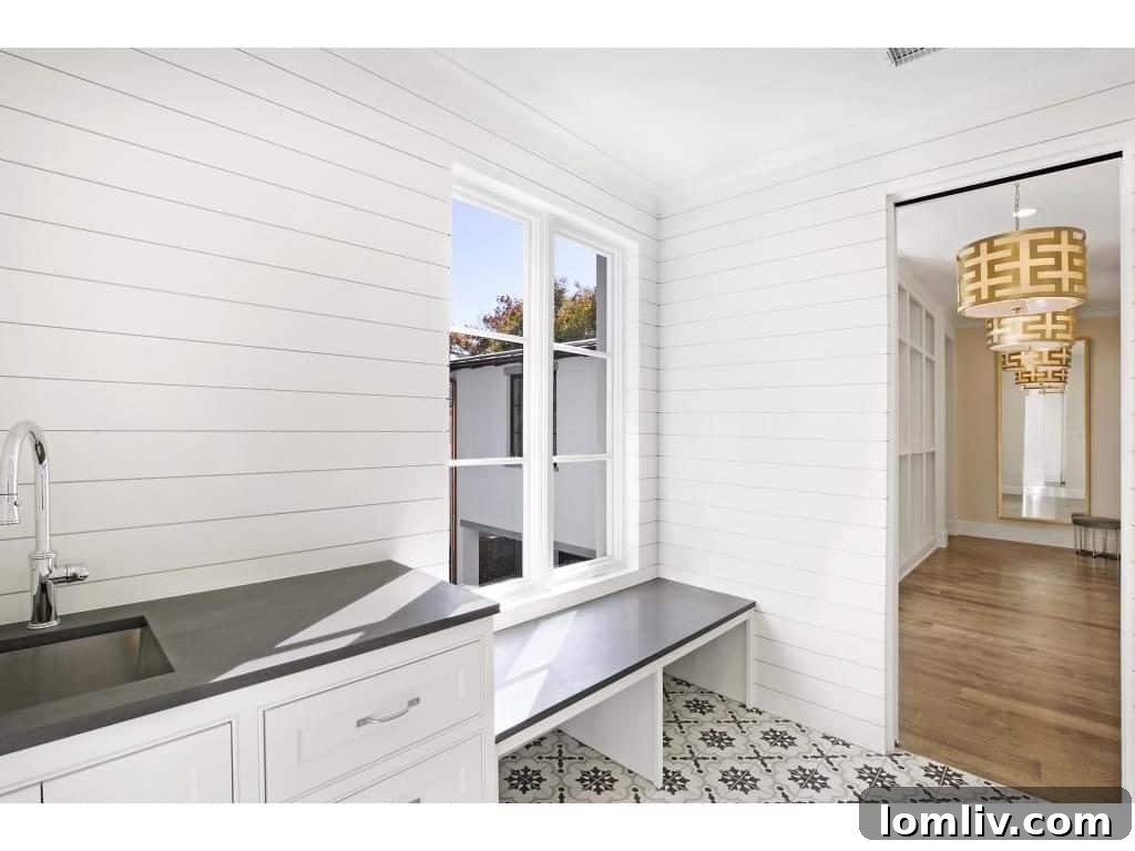 Interior view highlighting the seamless flow between rooms.