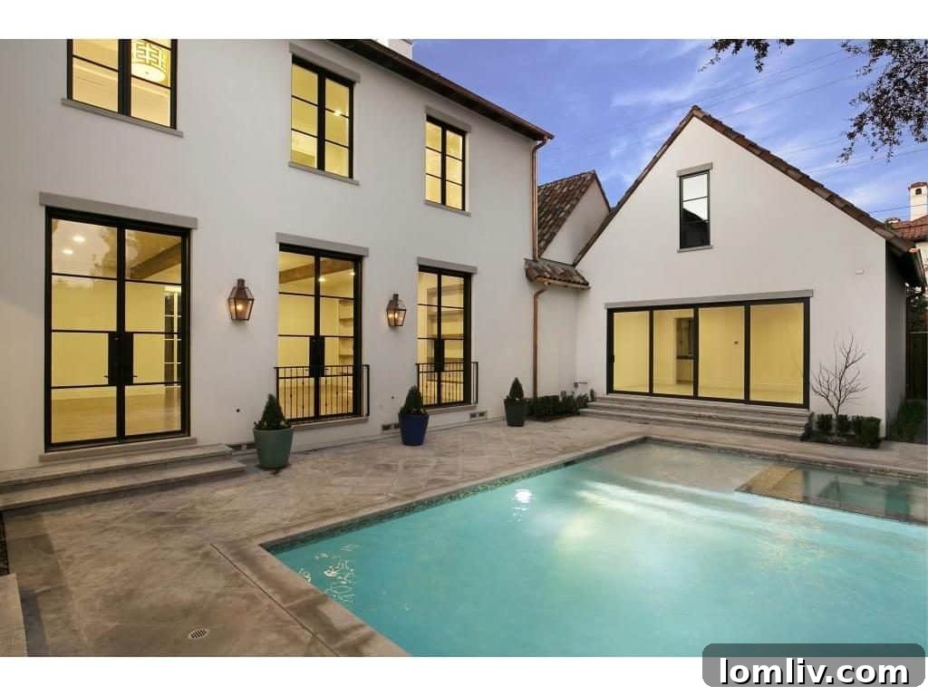 Stunning outdoor cabana and pool area, perfect for entertaining.