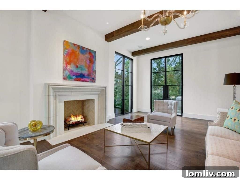 Luxurious interiors showcasing detailed craftsmanship and modern design.