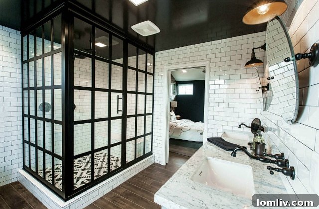 KBIS: The Ultimate Innovation Hub for Kitchen and Bath Renovators 2 Coastal Shower Doors Gridscape Series - Industrial Chic Bathroom Design