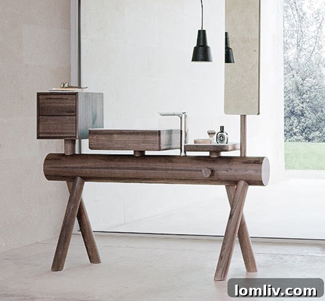 KBIS: The Ultimate Innovation Hub for Kitchen and Bath Renovators 5 Graff Dressage Vanity - Log Cabin Modernist Bathroom Furniture