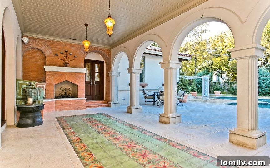 4415 Lively Ln Preston Hollow Pool and Cabana