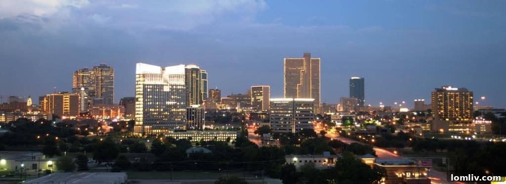 Stunning downtown Fort Worth views from a Montgomery Plaza condominium