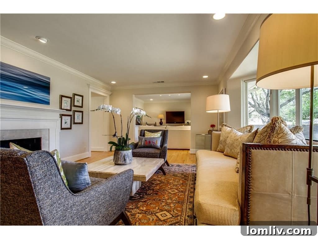 Inviting entryway or hallway, demonstrating the home's cohesive design