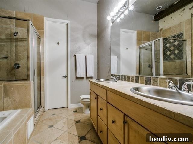 Pacific Energy wood stove in the kitchen, adding industrial charm