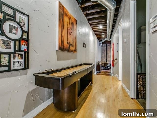 Ensuite master bathroom with travertine tile and dual sinks