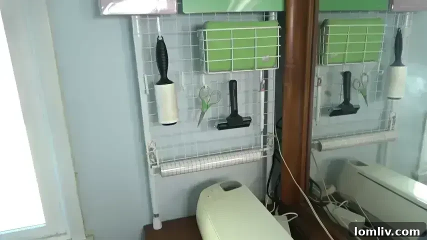 Floating shelves and tall cabinets demonstrating effective vertical storage in a kitchen.