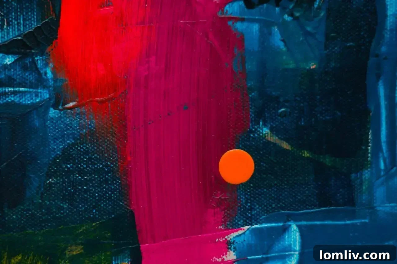 Your Walls, Your Masterpiece: Paint by Numbers Home Decor 4 Close-up of hands painting a section of a paint-by-numbers canvas, highlighting precision.