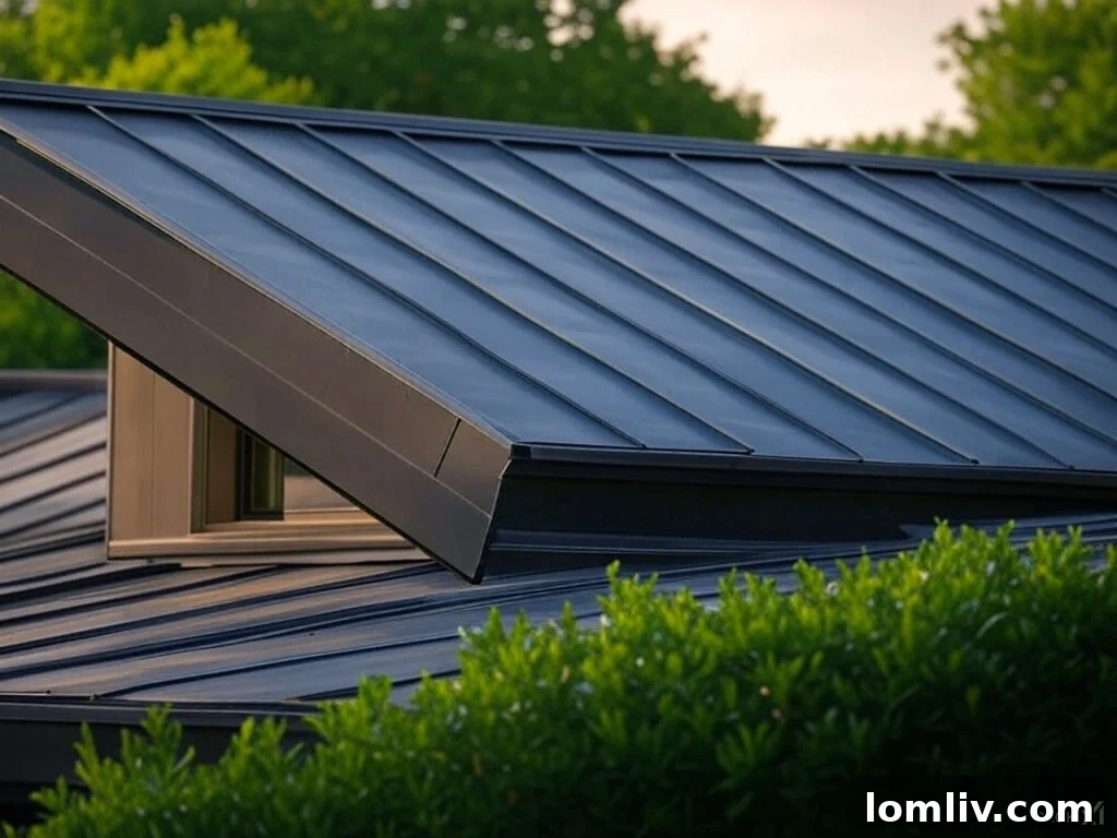 Attic with visible roof vents for proper ventilation