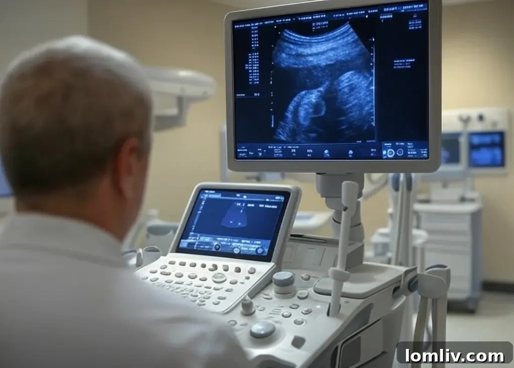 A state-of-the-art medical imaging machine in a clinic setting, symbolizing advanced diagnostic capabilities.