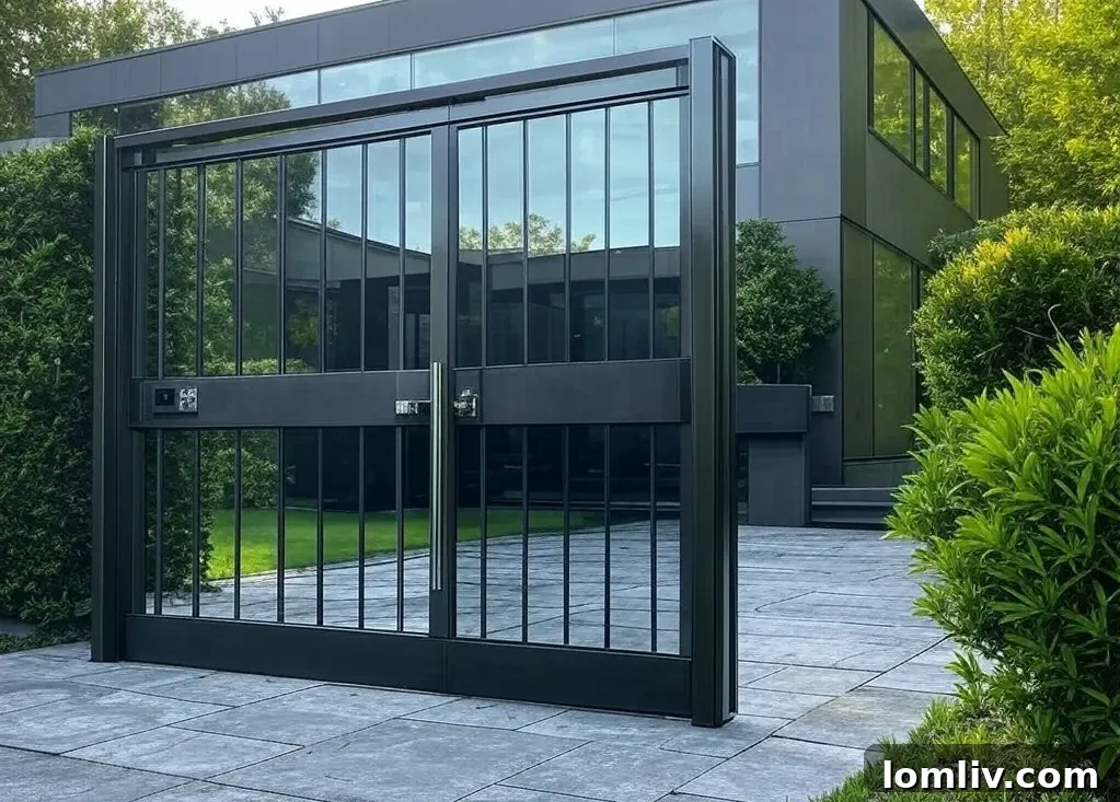 Customizable metal door with added security features