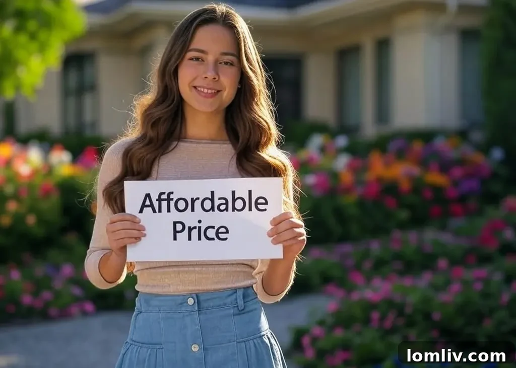 Beautifully staged living room