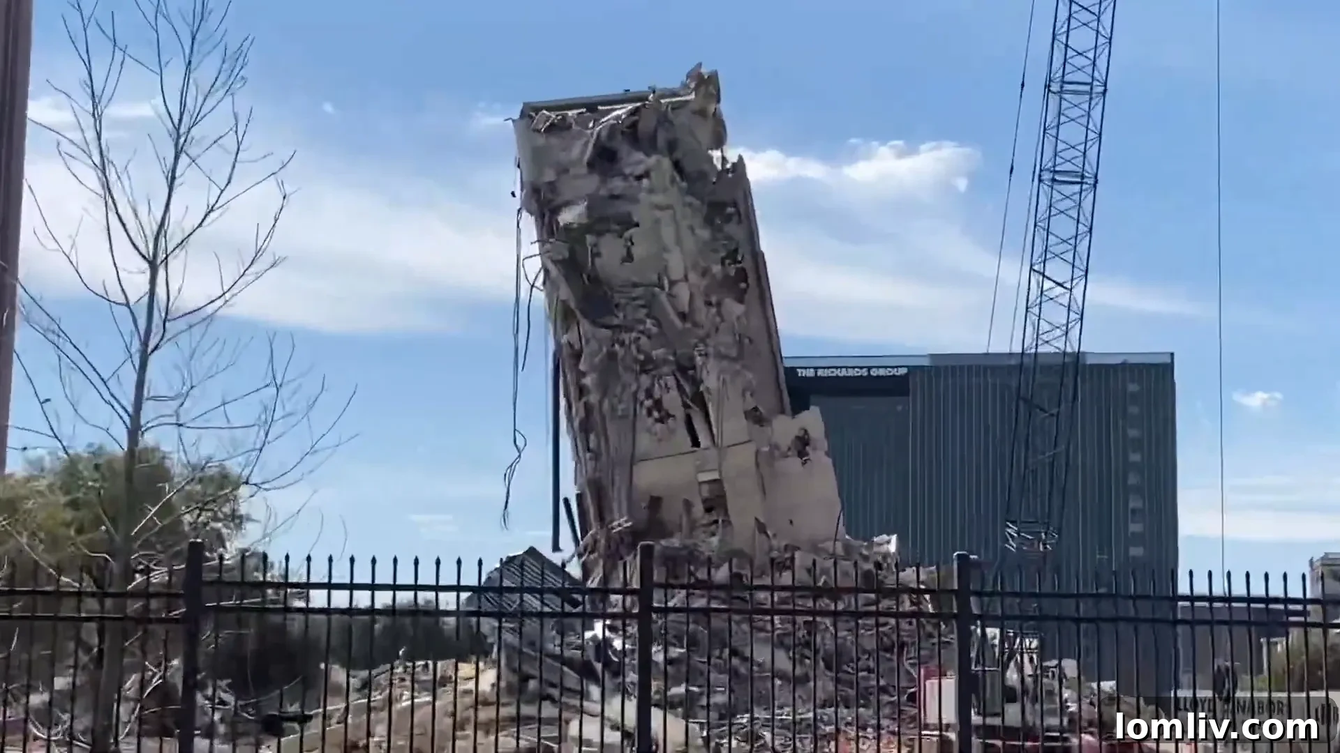 The Central Dallas mixed-use development at the former Leaning Tower of Dallas site