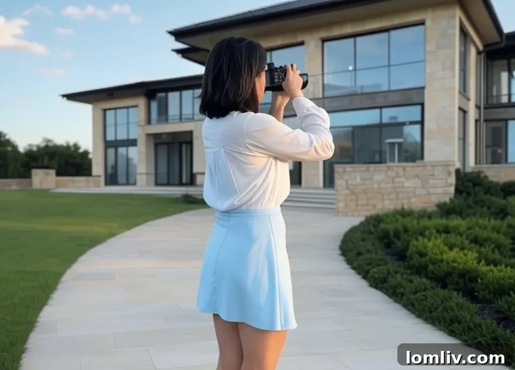 Captivating real estate photography showcasing a modern living room with elegant furniture and natural light, highlighting the importance of visuals in property marketing.