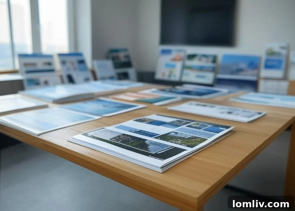An elegant dining room, perfectly staged and photographed for a high-quality real estate print brochure.