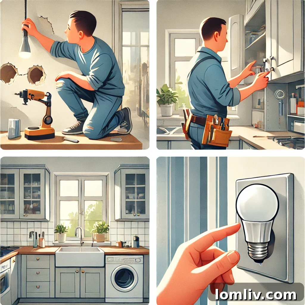 A homeowner fixing a leaky faucet, emphasizing the importance of timely home repairs.