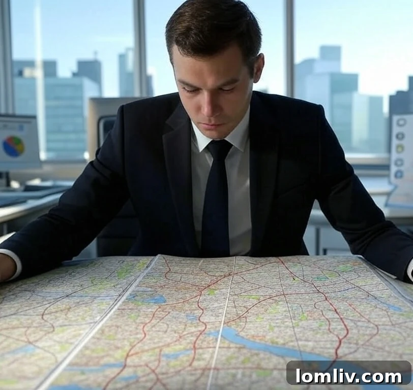 City zoning map showing approved areas for commercial and medical use.