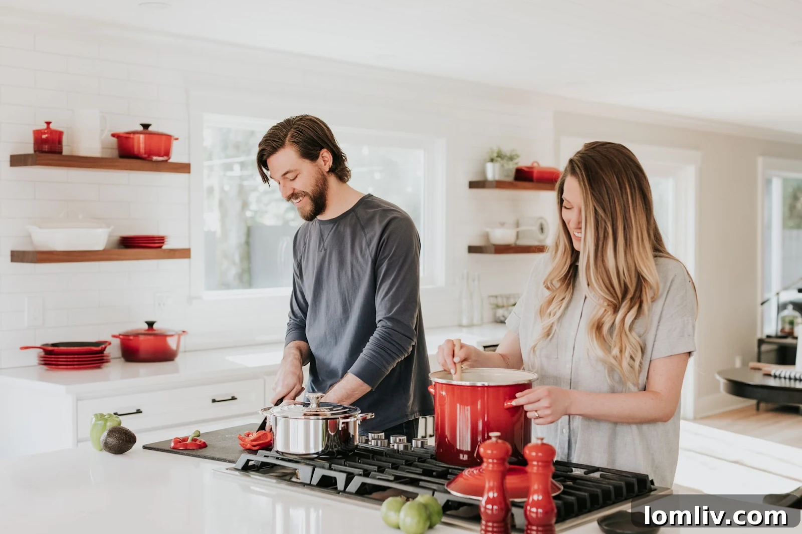 Unlock Your Kitchen's Potential with Smart Flow and Function 4 Modern kitchen with an open layout and dedicated zones for various activities.