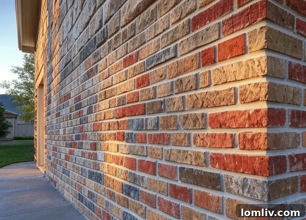 Durable brick and stone siding on a Fayetteville home