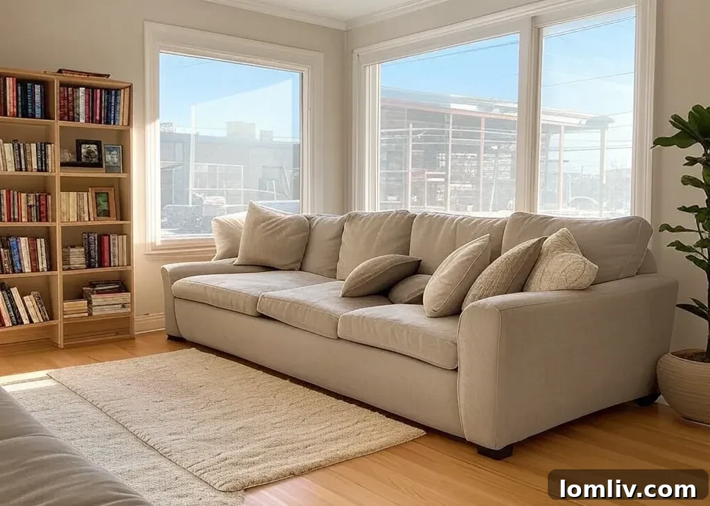 Temporary kitchen setup in another room during renovation.