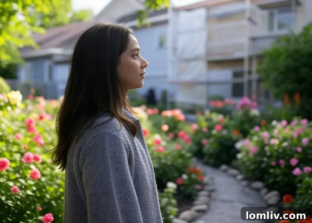 Happy couple visualizing their newly renovated home.