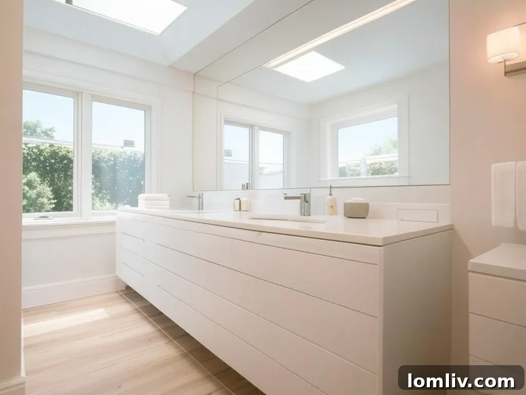 7 Smart Upgrades for Lexington Homeowners to Enhance Comfort and Property Value 6 A luxurious modern bathroom featuring a rainfall showerhead, sleek fixtures, and soft lighting.