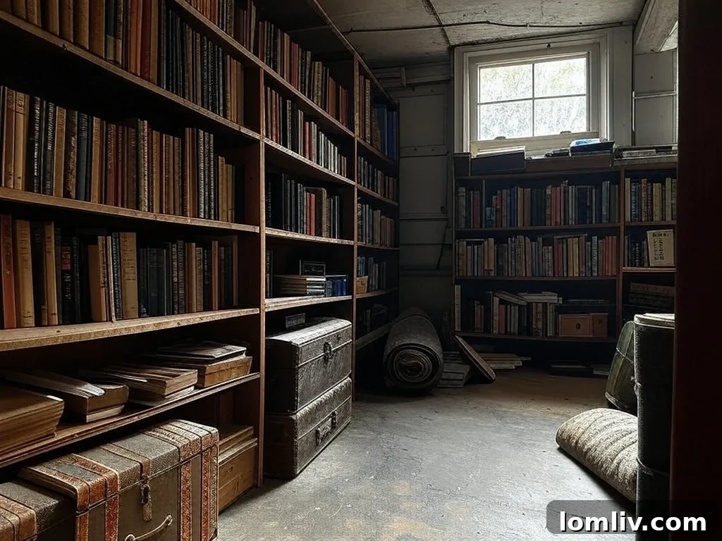 7 Smart Upgrades for Lexington Homeowners to Enhance Comfort and Property Value 7 A custom built-in bookshelf filled with books and decorative items, showcasing smart storage.