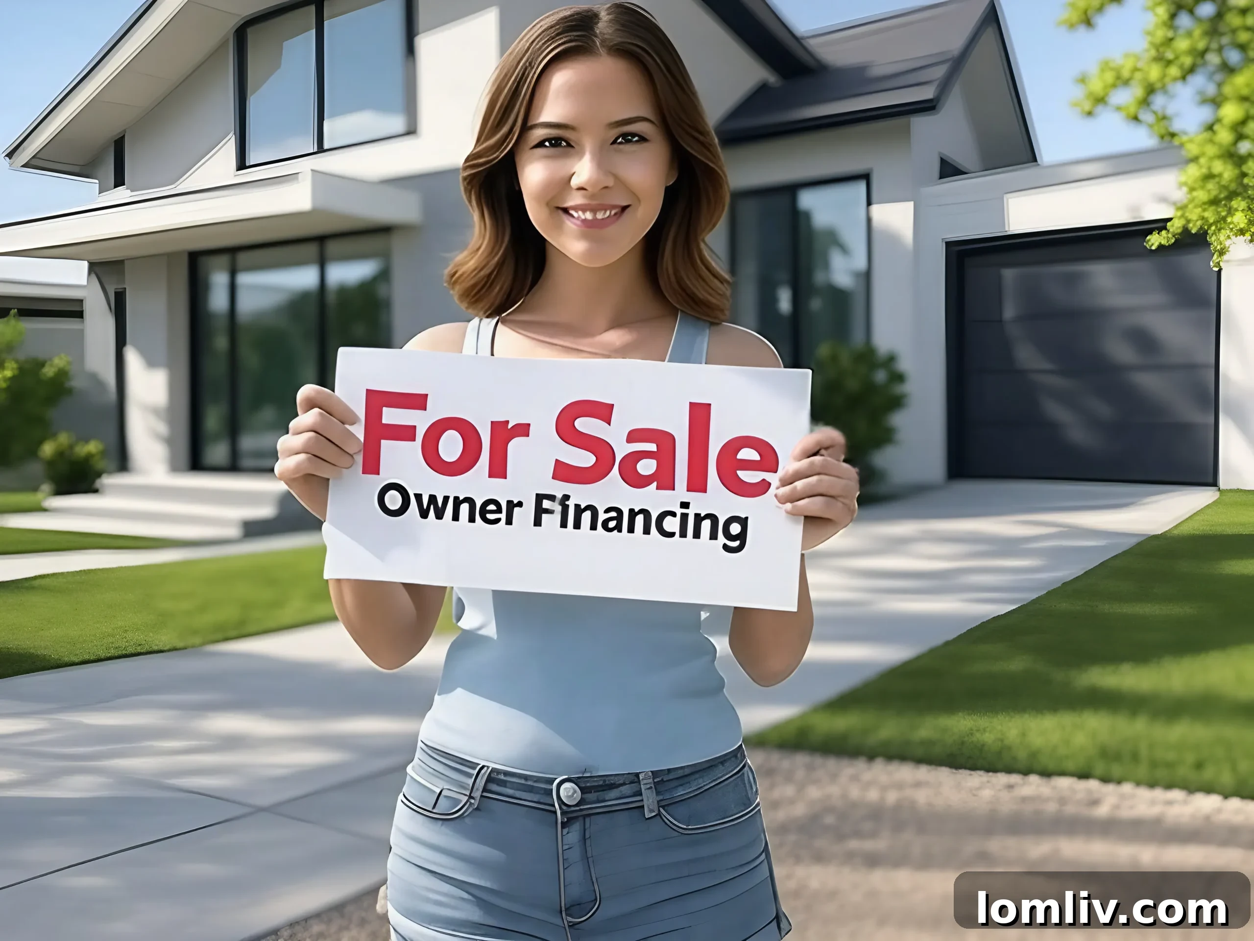 Two people shaking hands over a contract, symbolizing a successful owner financing agreement.