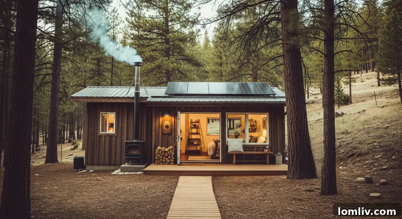A pristine, modern wood-burning stove with a view of snow-covered trees outside, highlighting its connection to nature and sustainable heating.