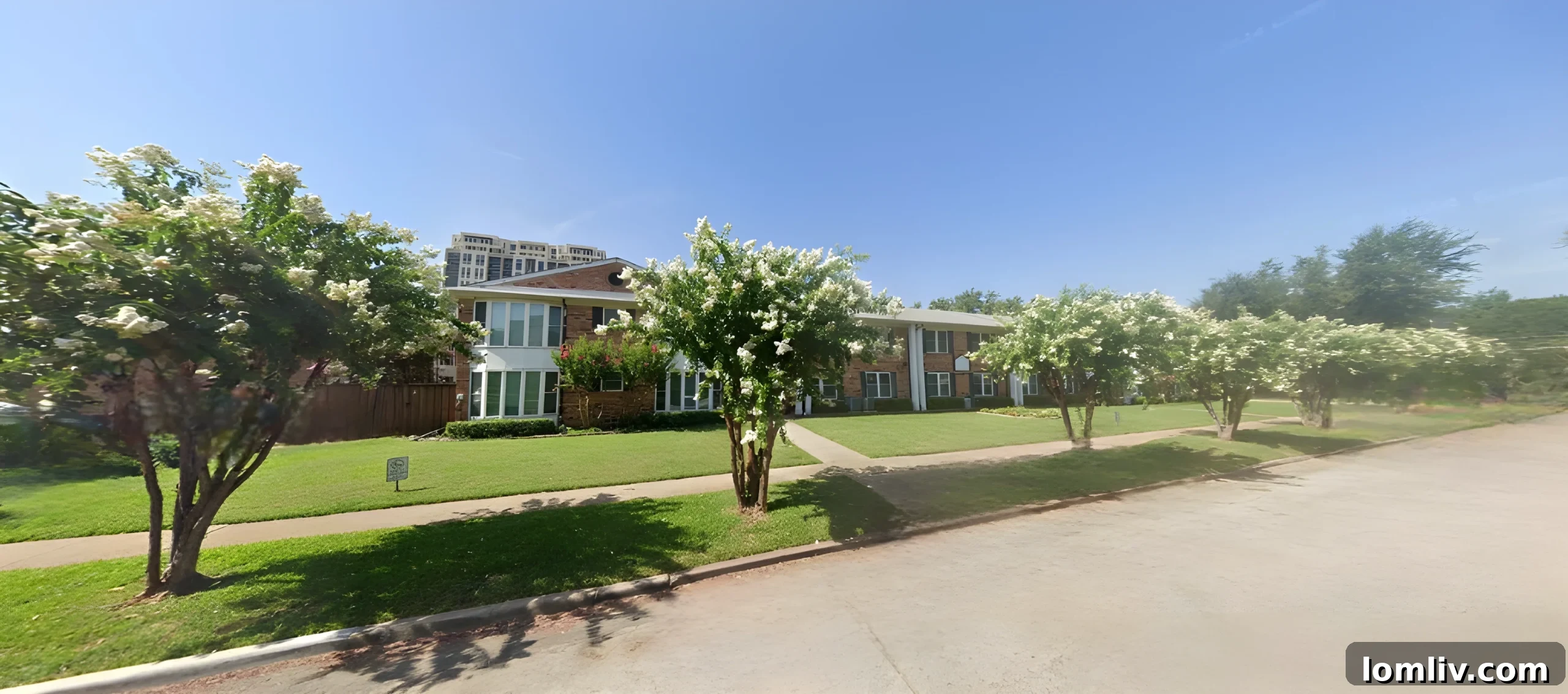 Newton Avenue in Dallas' Oak Lawn neighborhood