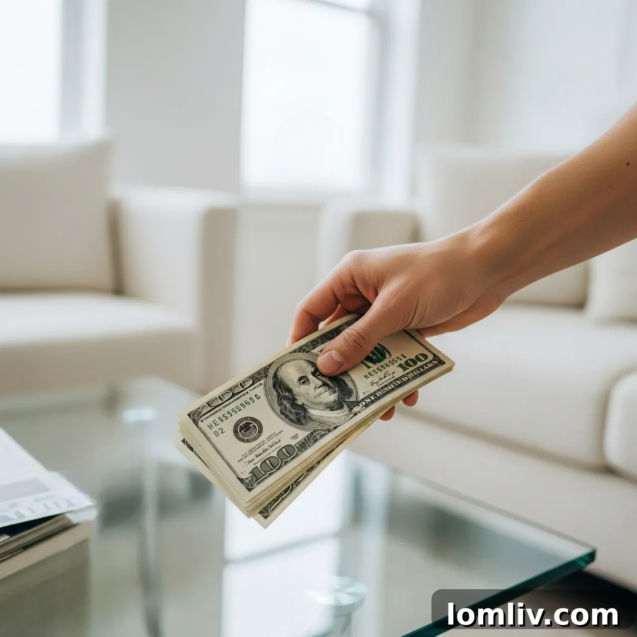 Person looking at budget on laptop